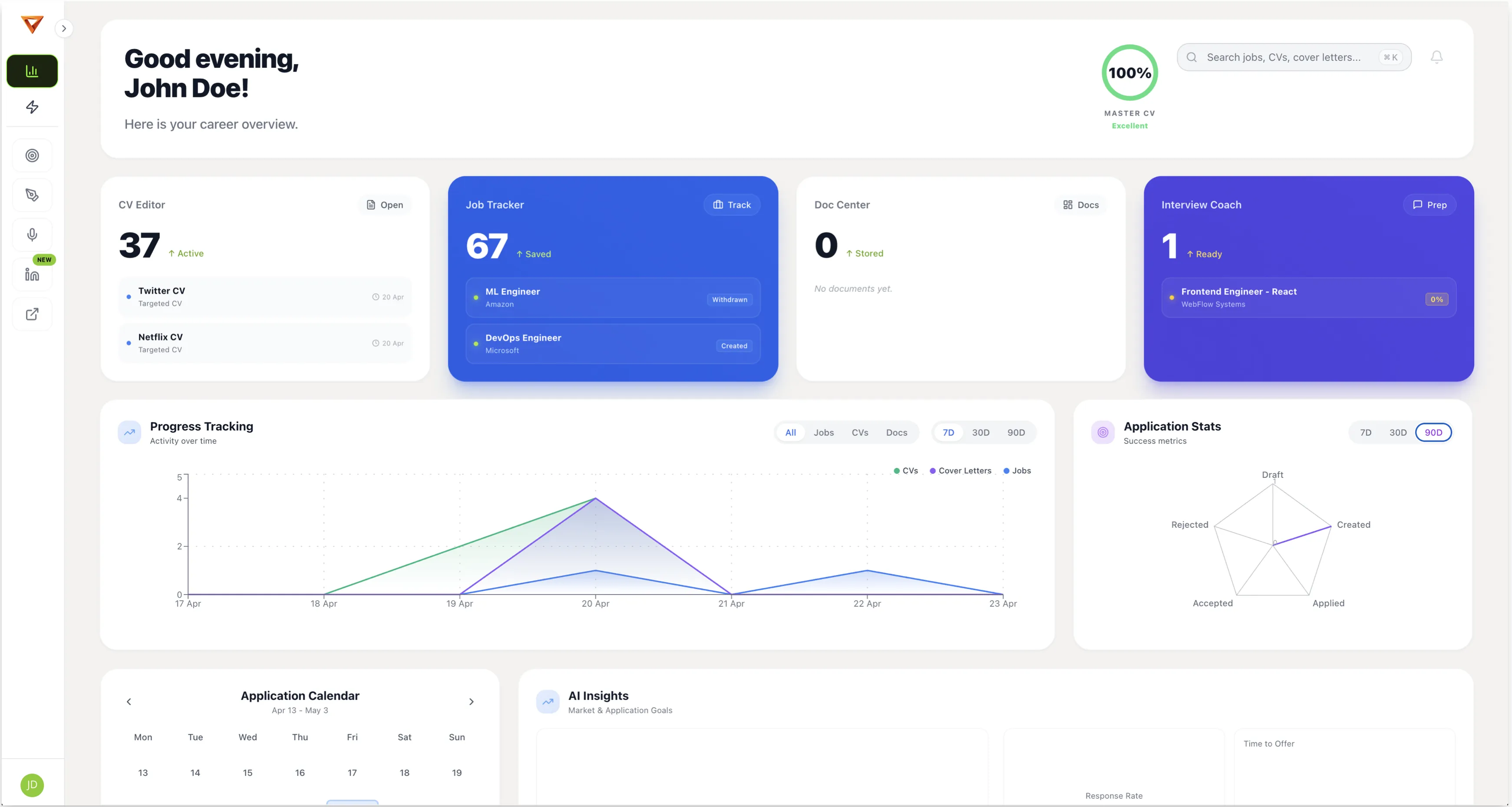 CVCircle Dashboard